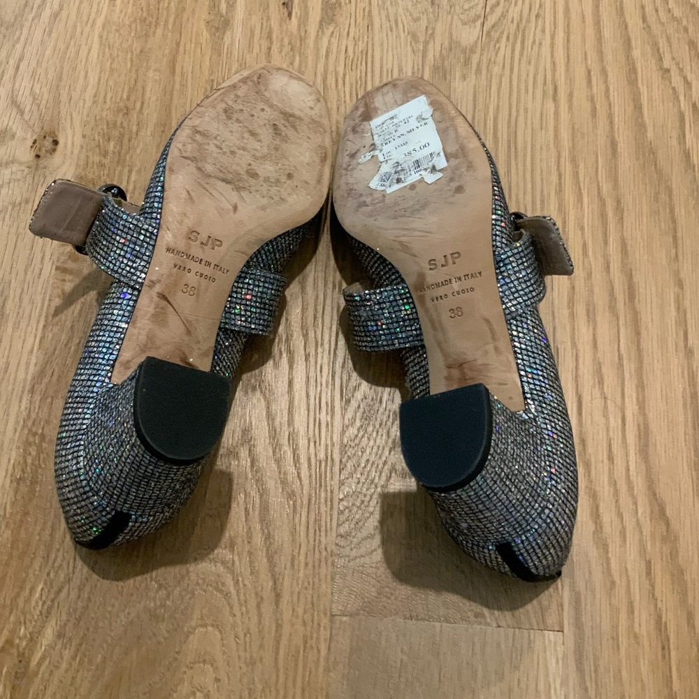 SJP by Sarah Jessica Parker Silver Heels - Picture 10 of 14